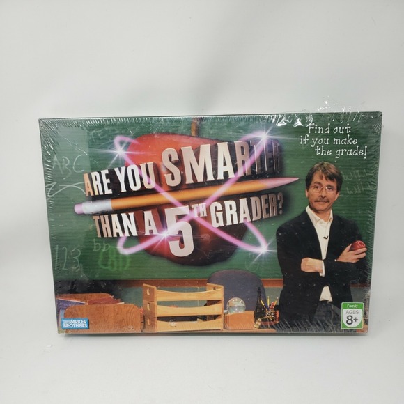 Are You Smarter Than A 5th Grader Board Game BRAND NEW SEALED by Parker Brothers - Picture 1 of 8